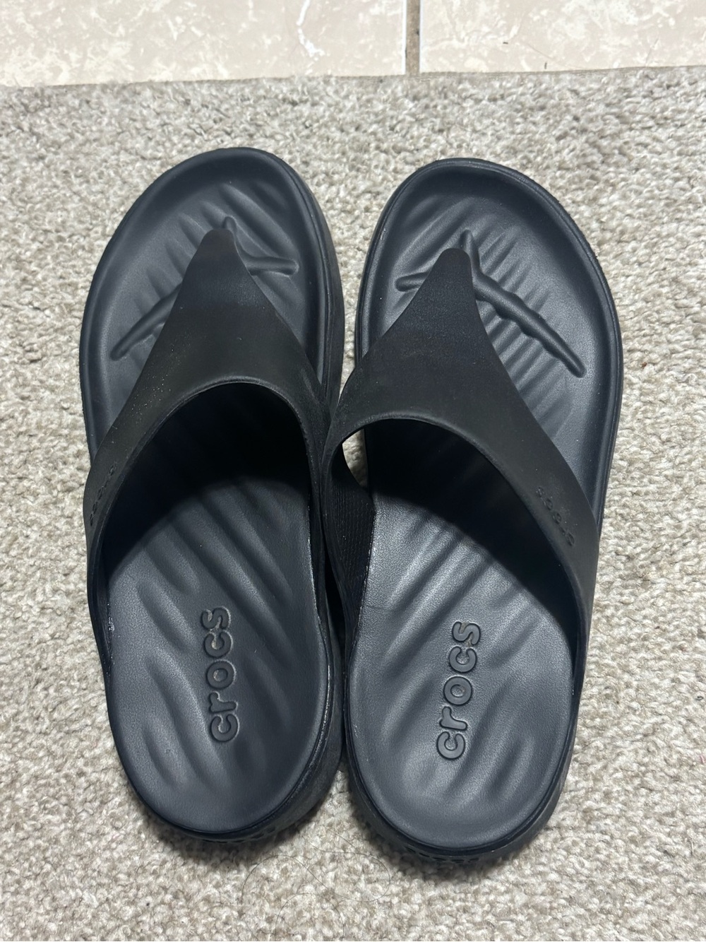 Croc sandals